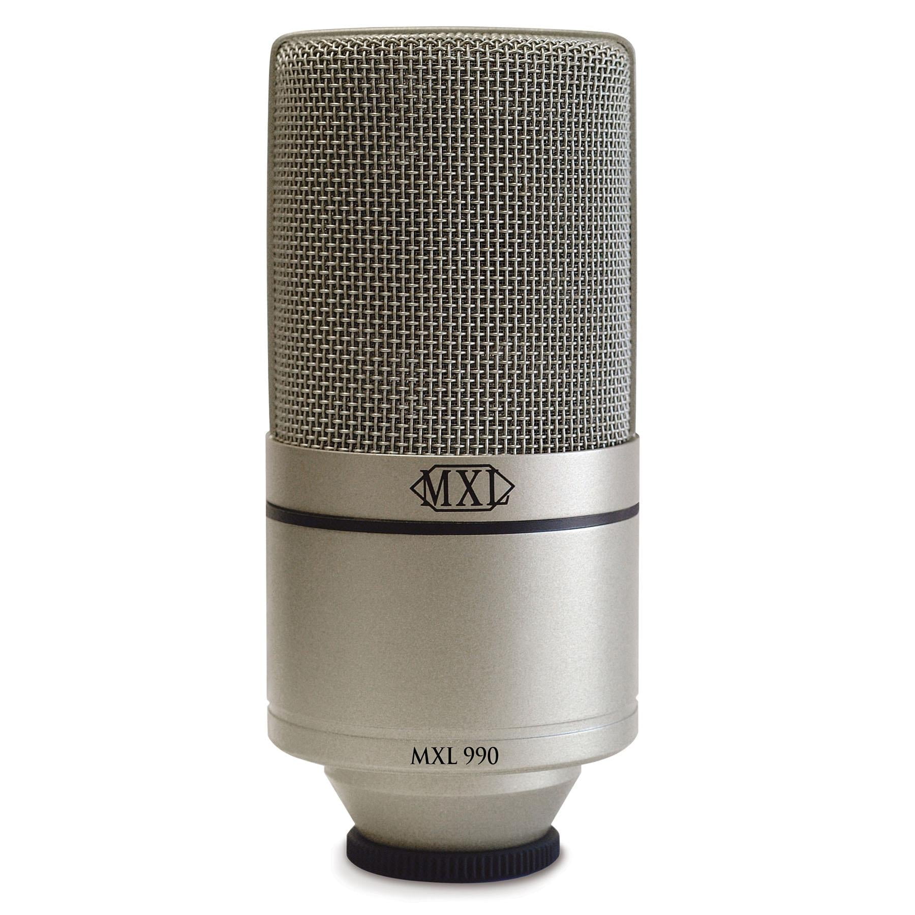 MXL990 991 Microphone Recording Pack Bundle with Mogami 15-foot XLR Cables
