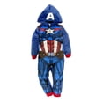 thumbnail image 2 of Mameluco con Gorro Estmapdo Marvel Capitan America Marvel Mameluco1434, 2 of 5
