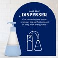 thumbnail image 3 of Cleancult Liquid Hand Soap Glass Dispenser, Shatter Resistant, Periwinkle Blue, 12 oz, 3 of 7
