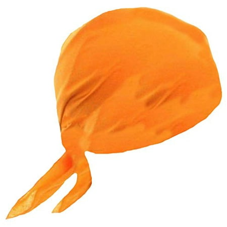 - Hi-Vis High Visibility Safety Caps Hats Bandanas Doo Rags Beanies Hunting (Orange Bandana)