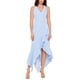 thumbnail image 1 of XSCAPE Vestido de mujer con dobladillo de pañuelo, azul, 4, 1 of 1
