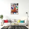 thumbnail image 2 of Dragonball Super - Framed Manga TV Show Poster (Goku Panels) (Size: 24" X 36") (Metallic Anthracite Plastic Frame), 2 of 6
