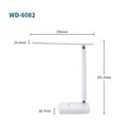 thumbnail image 2 of LED Rechargeable Desk Lamp - Portable Table Reading Light for Home, Office, Bedside, or Cabinet Use, 2 of 5