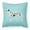 Blue, variant on Carolines Treasures BB3683PW1818 Dalmatian Checkerboard Blue Fabric Decorative Pillow