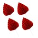 thumbnail image 1 of Juego de 4 adornos para tartas, mano de obra exquisita, papel de amplia aplicación, hojas de palma verticales, suministros de decoraciones para fiestas, 1 of 5