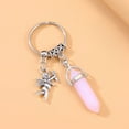 thumbnail image 4 of Dvkptbk Crystals Keychain Hexagonal Keychain Chakra Healing Crystals, Couples Keychains ,Keyring Handbag Pendant Decor,Valentines Day Gifts Jewelry, 4 of 4
