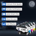 thumbnail image 3 of Cartuchos de tinta DOUBLE D LC406 compatibles con Brother, paquete de 4, 3 of 7