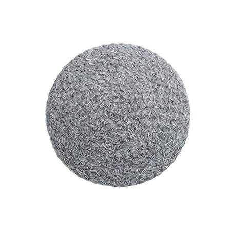 

Jmntiy 18cm Cotton Yarn Ramie Dining Table Insulation Pad Thick Woven Household Anti-scalding Pad Clearance