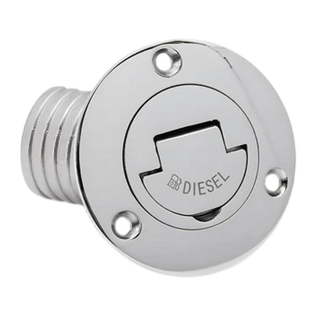 Tapón de llenado genérico para cubierta de barco, accesorios marinos para manguera de 38mm, práctico y resistente acero inoxidable para tractores de Para diésel