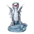 thumbnail image 6 of Ebros Baby Blue Sea Rock Dragon Wyrmling Collectible Statue 4.25" Long Figurine, 6 of 9