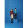 thumbnail image 3 of French Toast Girls School Uniform Long Sleeve Picot Collar Interlock Polo Shirt, Sizes 4-20 & Plus, 3 of 6