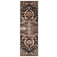 thumbnail image 2 of Superior Oswell Medallion Indoor Outdoor Runner Rug, 2' 7" x 8', Chocolate, 2 of 8