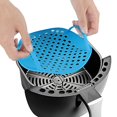 thumbnail image 4 of Doublures de Friteuse à Air Chaud Tapis en Silicone Antiadhésif Panier Rond Portable Réutilisable Tapis en Silicone, 4 of 5