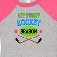 thumbnail image 4 of Inktastic My First Hockey Season Boys or Girls Baby Bodysuit, 4 of 5