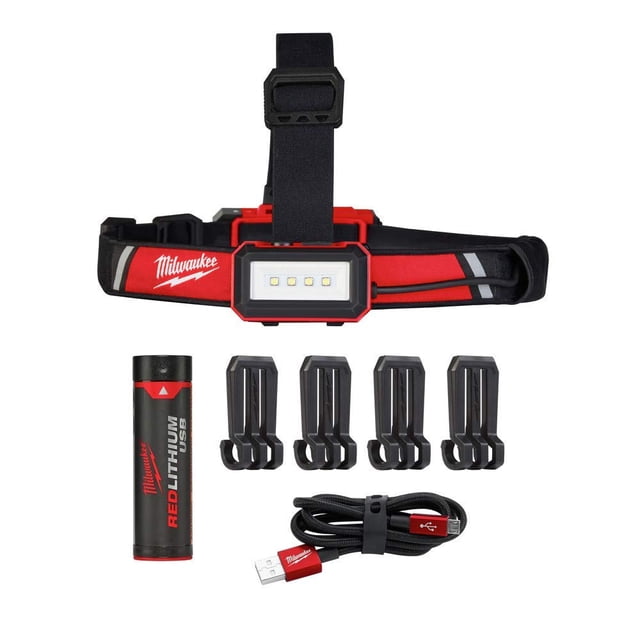Linterna frontal Milwaukee de uso general REDLITHIUM USB