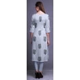 thumbnail image 2 of Bimba Kurta à Manches 3/4 Imprimée Kurti Droite Vêtements d'Été pour Femmes, 2 of 6
