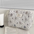 thumbnail image 2 of Bolsa Maquillaje con Diseño Oso Acolchado, Bolsa Organizadora Cosméticos, Bolsa Almacenamiento Maquillaje Estético, Bolsa Artículos Tocador con Diseño Oso , Bolsa Cosméticos, 2 of 6