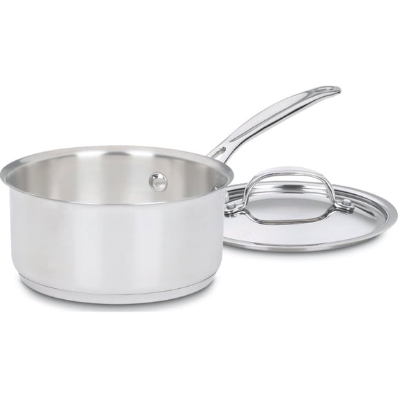 1.5 Quart Saucepan w/Cover, Chef's Classic Stainless Steel Cookware Collection, 719-16