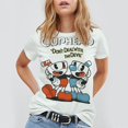 thumbnail image 3 of Cuphead T-Shirts for Men Women, Anime Short Shirts, Unisex Short Sleeve Tops, Crew Neck Tee Shirts, S-4XL, 3 of 8