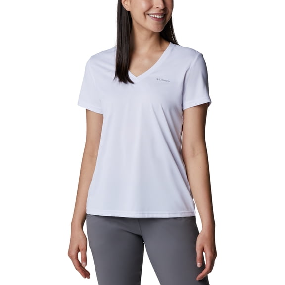 Columbia Women's Hike V Neck Top White Size X-Small