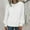 White, variant on EchfiProm Cozy Sweaters for Women Cable Knit Pullover Crewneck White Valentines Lantern Sleeve Adults Outfits