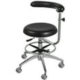 thumbnail image 1 of VEVOR Medical Dental Stool Dentist Chair with 360 Degree Rotation Armrest PU Leather Assistant Stool Chair Height Adjustable Doctor Chair, 1 of 9