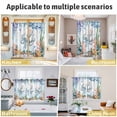 thumbnail image 5 of Octopus Coastal Kitchen Curtains Window Panels, Summer Nautical Starfish Coral Ocean Insulated Window Treatment Curtain, Grommet Curtains for Bedroom/Living Room/Bathroom, 2 Piece 52"Wx45"L, 5 of 8