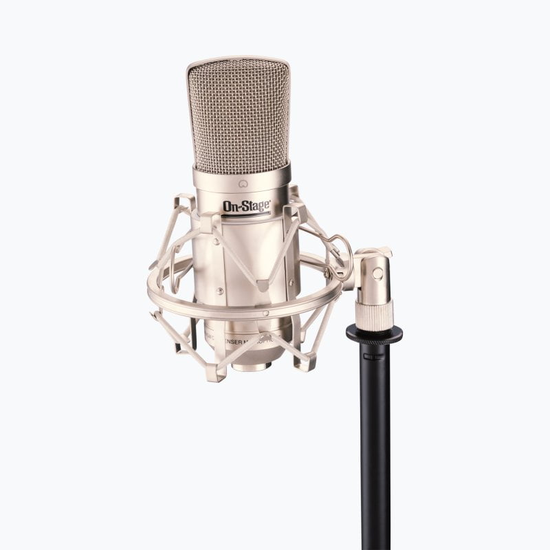 On Stage MY410 Studio Microphone Shock Mount, Champagne