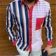 thumbnail image 3 of Camisas florales de anacardo para hombre, cárdigan de solapa con estampado 3D, sección delgada, camisa delgada, Y2k, manga larga con botón, primavera de 2024, 3 of 5