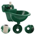 thumbnail image 2 of GOOHOCHY Bebedero automático para ovejas y cabras con válvula de flotador. Bebedero de plástico verde para ganado, caballos, perros y cerdos con orificio de drenaje., 2 of 7