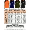 thumbnail image 2 of Women Winter Hoodie Sweatshirt Plus Size Floral Print Drawstring Tops Long Sleeve Hooded Coat Pullover Jumper Tops Outwear, 2 of 2