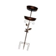 thumbnail image 4 of Baño de pájaros de metal con estaca de metal, estación de alimentación desmontable, decoración de jardín, comedero para pájaros, baños para pájaros, 4 of 8