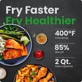 thumbnail image 2 of Chefman 2 Qt Compact Air Fryer w/ Digital Display and Shake Reminder - Black, 2 of 8