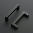 thumbnail image 2 of Ravinte 10 Pack 3-3/4 inch Black Cabinet Pulls Kitchen Cabinet Handles Matte Black, 2 of 6
