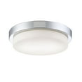thumbnail image 1 of Eurofase Lighting 30150-010 Salba 13" Wide Led Flush Mount Drum Ceiling Fixture - Chrome, 1 of 3