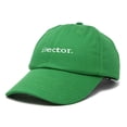 thumbnail image 5 of Dalix Director Embroidered Cotton Baseball Cap Adjustable Dad Hat Mens in Kelly Green, 5 of 5