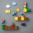 thumbnail image 2 of Super Mario Refrigerator Sticker Set Toy Cartoon Mario Figure Three-dimensional Refrigerator Door Decorative Magnet Kid Toy Gift, 2 of 5