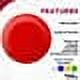 DISCOUNT PROMOS Frisbees 9.25 inch. Set of 10, Bulk Pack - Fun Outdoor Games for Adults and Family - Red