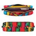 thumbnail image 2 of Balery Colorful Arrow Graffiti Pattern Estuche de Lápices de Cuero Impreso, Estuche para Suministros de Arte, Estuche de Lápices con Cremallera, Estuche de Almacenamiento de Papelería, 2 of 7