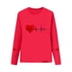 thumbnail image 3 of TaTaai Unisex Printed Round Neck Pullover, Valentine's Day Gift Spring Summer Long Sleeved Base Shirt Gift, 3 of 6