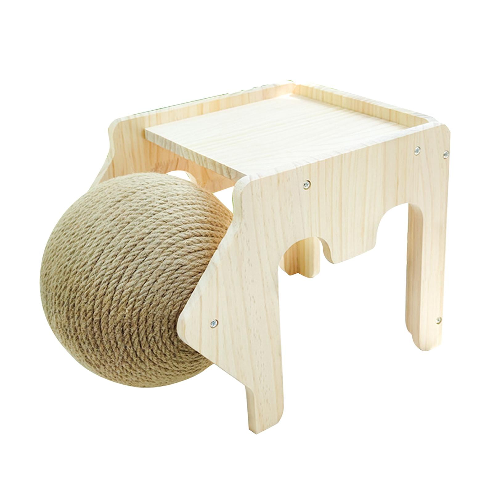 balikha Habitat Decor Sleeping Nest Solid Wood Hamster Hideout Small Pets Activity Toy for Gerbil Hedgehog Hiding F