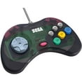 thumbnail image 4 of Retro-Bit Official Sega Saturn USB Controller Pad for PC Mac Steam RetroPie Raspberry Pi - USB Port - Slate Gray, 4 of 9
