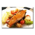 thumbnail image 1 of Cuadro Canva Listo Para Colgar Tipo Galería Salmon Con Ensalada 60X90 cm, 1 of 4
