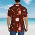 thumbnail image 6 of Kll Men'S Hawaiian Shirt Short Sleeve Button Down Beach Shirts-Fire Extinguisher, 6 of 8