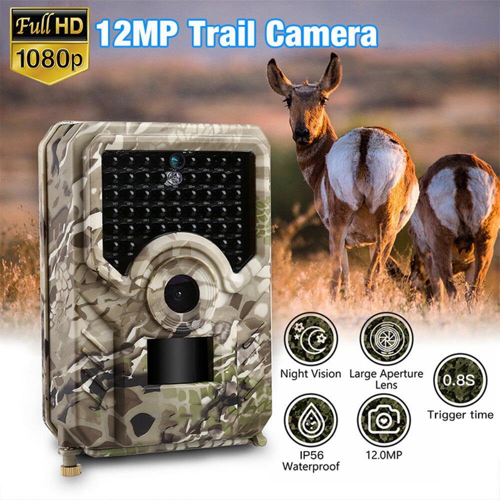 Game & Trail Hunting Wildlife Camera 12MP FHD 1080P Night Vision Waterproof MY 