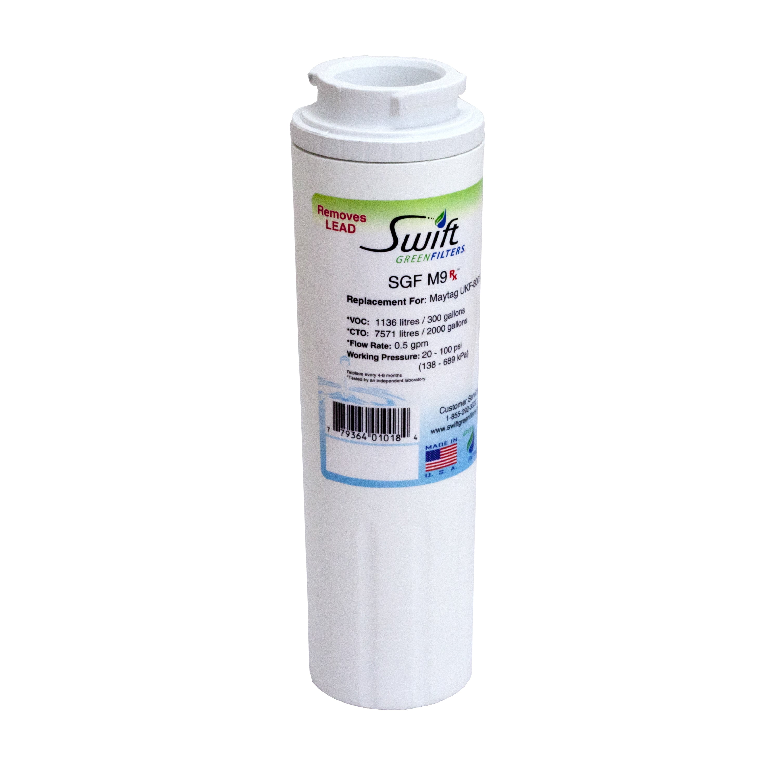 Swift Green Filters SGF-M9 Rx Replacement Water Filter for Kenmore UKF8001,EDR4RXD1,FILTER 4,EFF-6007A- 3 Pack