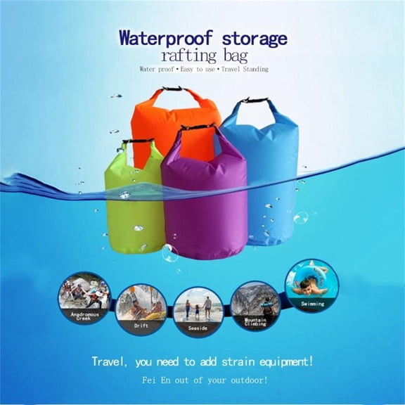Waterproof Dry Bag 40 Liter Lightweight Durable Waterproof Bag for Kayaking for Outdoor Enthusiasts Great Gift Waterproof Bag for Beach Polyester Sky Blue Single Pack