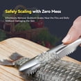 thumbnail image 2 of Fish Scaler Stainless Steel Fish Scaler Remover No Mess - Sturdy Fish Scale Remover Portable Fish Descaler Tool- Durable Fish Cleaner Fish Scraper for Quick & Easy Fish Scaling Cleaning, 2 of 9