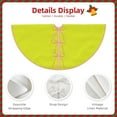 thumbnail image 5 of Kll Yellow Christmas Tree Skirt 48",Party Decorations Farmhouse For Christmas Decorations Holiday Party, 5 of 8