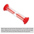 thumbnail image 3 of Uxcell 2 Minute Sand Timer, 4pack Small Sandy Clock, Count Down Sand Glass Red, 3 of 5